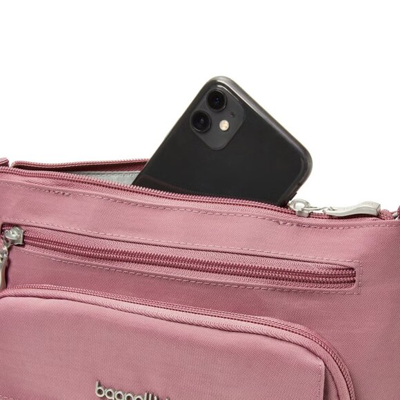 baggallini Dusty Mauve Original Everyday Bag/NWT - Picture 7 of 16